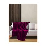 Kazan Hobi Wellsoft Mor Televizyon Battaniyesi, Peluş Polar, Tek Kişilik, 170 * 230 - Çok Renkli