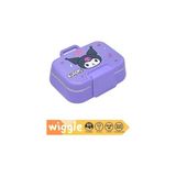 Kazan Hobi Wiggle Bento Lunchbox Kuromi Tek Katlı 2 Bölmeli Paslanmaz Çelik Sefer Tası