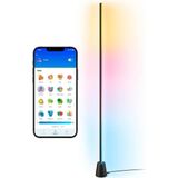 Kazan Hobi Wiz Gradient Zemin Lambası - Siyah 140 cm Rgbıc Aynı Anda Birden Fazla Renk Gösterir, Ince Tasarım, Wi-Fi ile Bağlanır, Ses/uygulama Kontrolü, Google Home, Alexa ve Homekit ile Çalışır