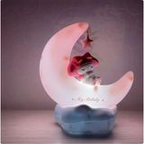 Kazan Hobi Woatcck Kawaii Gece Lambası Sevimli Anime Karakter LED Işık Güzel Lamba Oda Dekor Eşyaları Şarj Edilebilir Masa Lambası Kızlar Çocuklar Için Sanat Eseri Dekor (Kutulu Mm).