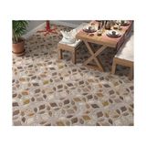 Kazan Hobi Yer Kaplama Zemin Kaplama Folyosu 65X130 cm Rustik Duvar Karo - 65 x 130 cm - Çok Renkli