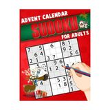 Kazan Hobi Yetişkinler ve Çocuklar Için Eğlenceli Noel Sudoku Bulmaca Kitabı Advent Takvimi