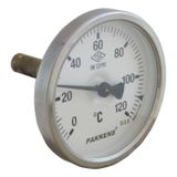 Kazan Termometresi 120 C Derece 6.5 Cm Çap-5 CM Dalma Boyu Pakkens