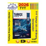 Kazanım Odaklı 2026 Edebiyat Denizi Tyt Türkçe 16X40 Denemesi Dokunmatik Kalem