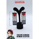 Kazanova Design Tanjiro Kamado Demon Slayer Hanafuda Küpesi
