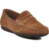 Kazar 3Y0113-163 M Toprak Nubuk Hakiki Deri Erkek Loafer