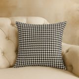 Kazayağı Desenli Kırlent Kılıfı Duck Kumaş, Fermuarlı, Dekoratif Yastık Kılıfı 45 x 45