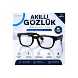 KAZEMTECH Kameralı Akıllı Gözlük 8MP Kamera 1200P Video Çeviri Ses Kayıt Özellikli Güneş Gözlüğü HD Kameralı Spor Gözlükleri