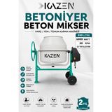KAZEN 240 Litre - X X L Betoniyer Beton Mikser Beton Harç Yem Tohum Karma Makinesi - 240 Litre - XL