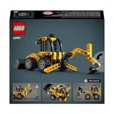 Kazıcı Yükleyici 42197 – 7 Yaş ve Üzeri Kız ve Erkek Çocukları Için Arka Kazıcı, Kepçe ve Dengeleyici Içeren Yapım Seti, Hediye Fikri (104 Parça) - 0 - Siyah