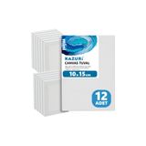 kazuri 10x15 cm Tuval 12 ADET - mini canvas tuval 12li