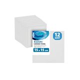 kazuri 15x15 cm Tuval 12 ADET - Mini Tuval Paketi