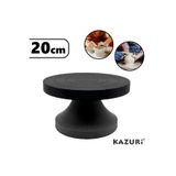 kazuri 20cm Masaüstü Turnet- Çömlek Kil Seramik Turneti SİYAH