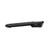KB-66BT Siyah 2.4g+Bt1+Bt2 Üçü Bir Arada 3 In 1 2.4/bluetooth Çift Modlu Pc/mobil Bilgisayar Tablet Televizyon Uyumlu Q Kablosuz Klavye (Siyah) - Option-1 - 001-Renkli