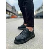 Kb-703 Kuback Kömür Cilt Lastikli Günlük Erkek Ayakkabı