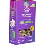 Kb Gurme Glutensiz Filizlendirilmiş Yeşil Mercimek Fusilli Makarna 200 gr Vegan Lezzet