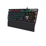 Kb-R28 Blade Plus Siyah/Gümüş Gökkuşağı Türkçe Kırmızı Switch Mekanik Klavye Gaming Oyuncu Klavyesi