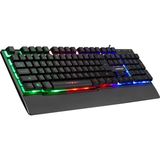KB-R66 USB Gökkuşağı Aydınlatmalı Q Multimedia Gaming Klavye - Çok Renkli