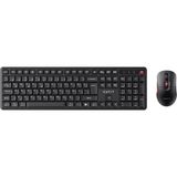 KB261WB Kablosuz Klavye Mouse Seti – Türkçe Q, Ultra Sessiz Tuşlar (Siyah)