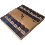 KBC Socks 12'li Bambu Dikişsiz Erkek Klasik Çorap Seti / Kutulu Set / 6 Siyah - 2 Füme - 2 Lacivert - 2 Kahverengi - 41 - 44 - Füme - Lacivert