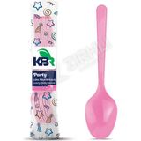 Kbr Party Plastik Kaşık Pembe 8'li