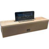 Kbroad 1738 Subwoofer Bluetooth Hoparlör 20 Watt Tws Ahşap Kaplama Fm/usb/tf Giriş - Açık Ahşap