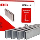 Kbz9016 16Mm 2500 Adet 90 Serisi Ağır Hizmet Tipi Zımba Teli, Gri