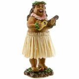 KC Hawaii Braddah With Ukulele Mini Dashboard Doll 10cm