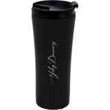 KC Kişiye Özel 500 Ml. Paslanmaz Çelik Termos Mug - Mat Siyah