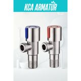 KCA ARMATÜR KCA İNOX TAHARET MUSLUĞU 2 ADET BATARYA KLOZET MUSLUĞU AÇ KAPA GARANTİLİ