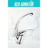 KCA ARMATÜR Kca Mix Banyo Lavabo Musluğu Çeşmesi Bataryası Çift Su Girişli