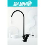 KCA ARMATÜR Lüx Aç Kapa Siyah Aritma Musluğu Aritma Çeşmesi