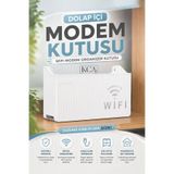 KCA HOME Dolap İçi Modem Kutusu, Wifi Modem Organizer Kutusu, Dolap İçi Modem Saklama Düzenleyici