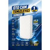 KCA HOME Oto Cam Temizleyici Sünger, Cam Çizik Giderici, Araç Cam ve Ayna Çizik Temizleme