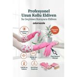 KCA HOME Profesyonel Uzun Kollu Eldiven, Su Geçirmez Koruyucu Eldiven, Endüstriyel Mutfak İçin