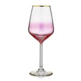 Kcd 6 Parça Bolero Pembe Dekor Ayaklı Bardak