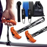 Kcross Saplı Direnç Bantları, Egzersiz Bantları ile Çekme Kolları, Kapı Çapası, Taşıma Çantası, Fitness Seti için 9 kg ila 18 kg Direnç Tüpleri..