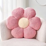 Kcvvcr Çiçek Kırlent, Yumuşak Pembe 37,8 cm Ev Dekoru için Çiçek Yastığı, Sevimli Çiçek Şekilli Yer Yastığı Yatak Kanepe için Estetik Çiçek Peluş Dekoratif Yastıklar