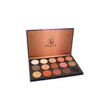 KD FEELİNGGOOD 15 Renk Göz Farı Paleti, Mat Saten ve Işıltılı Bitişli, Uzun Süre Kalıcı Mineral Pigmentli, Seyahat Boy Göz Makyaj Paleti