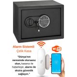 Kd060-60-120 Elektronik Şifreli Çelik Kasa Alarm Sistemli Çelik Kasa Akıllı Çelik Para Evrak Kasası