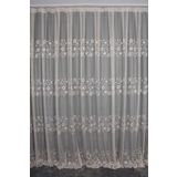 KDK 1560 DESEN VİZON RENK TEK KANAT Hazır dikilmiş Pileli Fon Perde 300*260 cm