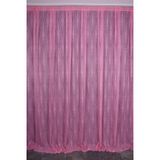 Kdk 2580 Desen Pembe Renk Tek Kanat Hazır Dikilmiş Pileli Fon Perde 300*260 Cm