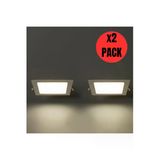 Kdl410 Slim Kare Led Spot Gömme 3W 255 Lümen -4000K - Doğal Beyaz