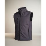 Kdm Kafkas Tactical Erkek Yelek Softshell Su Geçirmez Tam Fermuarlı Cepli Normal Kalıp Spor Yelek - Antrasit