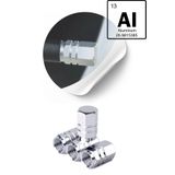 KDOT Aluminyum Sibop Kapağı Dörtlü Set Gümüş Renk 4 Adet