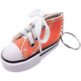 Kdot Chucks Tarzı Mini Spor Ayakkabı Anahtarlık ve Çanta Süsü Retro Sneaker - Açık Kırmızı