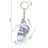 KDOT Chucks Tarzı Mini Spor Ayakkabı Anahtarlık ve Çanta Süsü Retro Sneaker