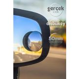 KDOT Gerçek Cam Kör Nokta Aynası Park Aynası 360 Derece 3m Foam Yapıştırıcılı Hareketli 2 Adet