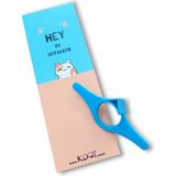 Kdot Kitap Ayracı ve Sayfa Tutma Yüzüğü Seti - Hey Kedi
