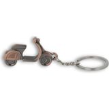 Kdot Motor Severlere Özel Retro Scooter Metal Anahtarlık – Bronz Renk (Çinko Alaşım)